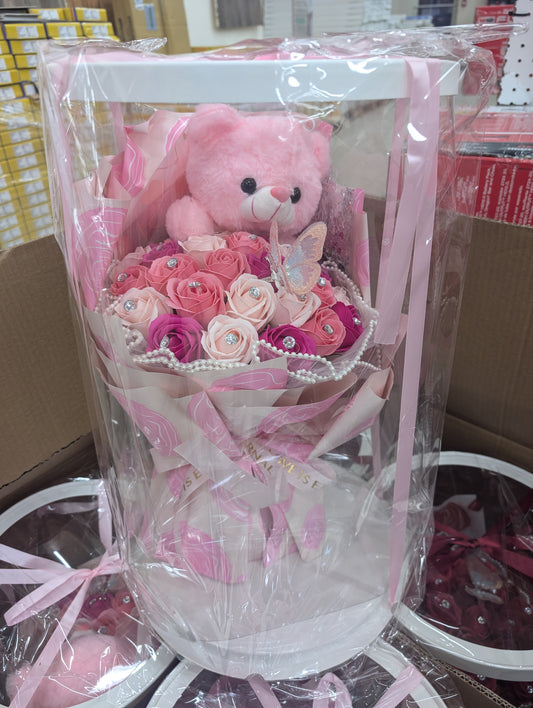 XL Rose Bouquet Bear 3331