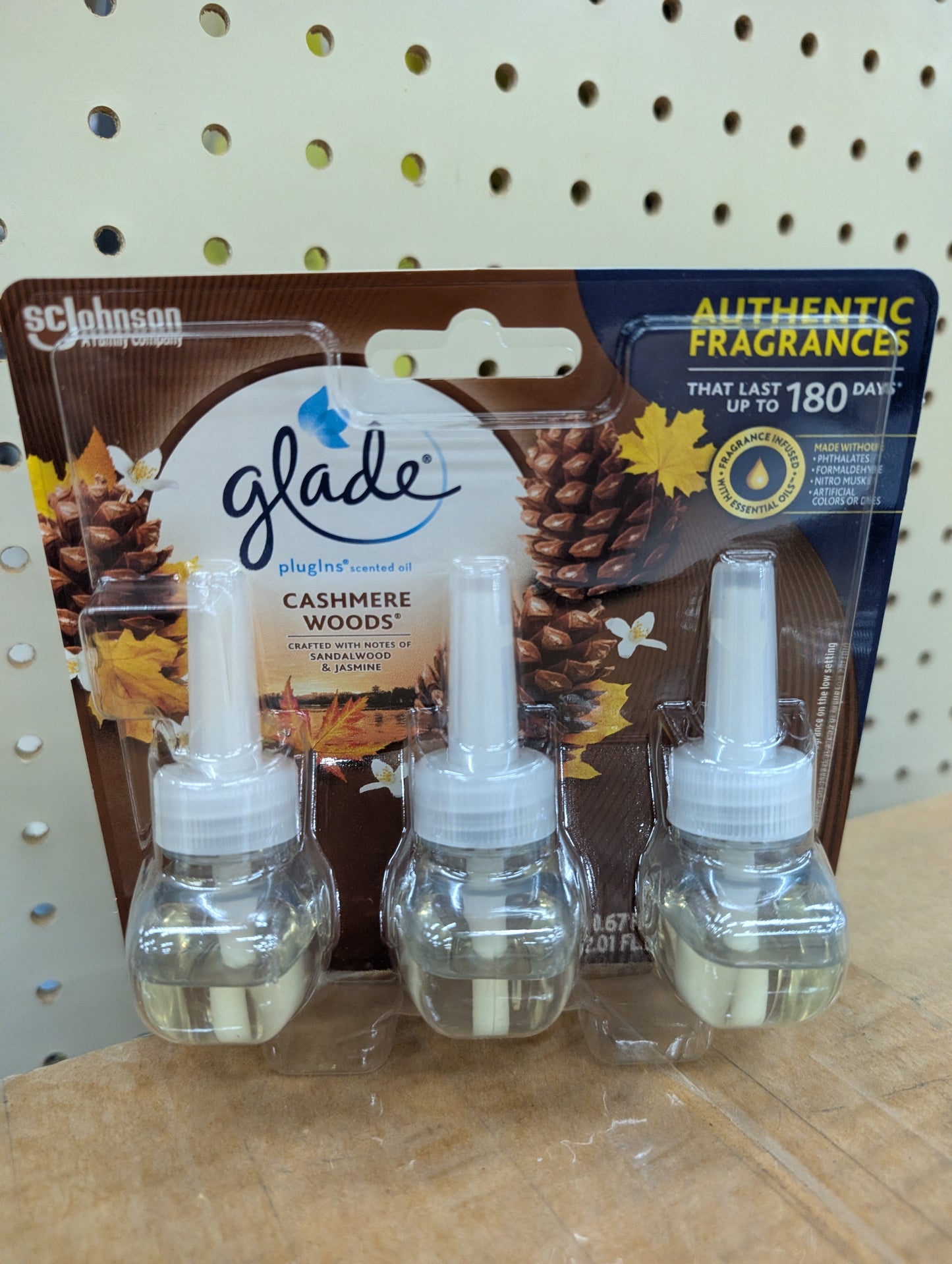 Glade Scented Oil Cashmere Woods 3 Pack