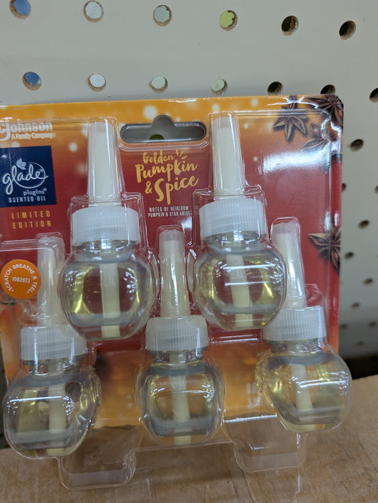 Glade Scented Oil pumpkin Spice 5ct