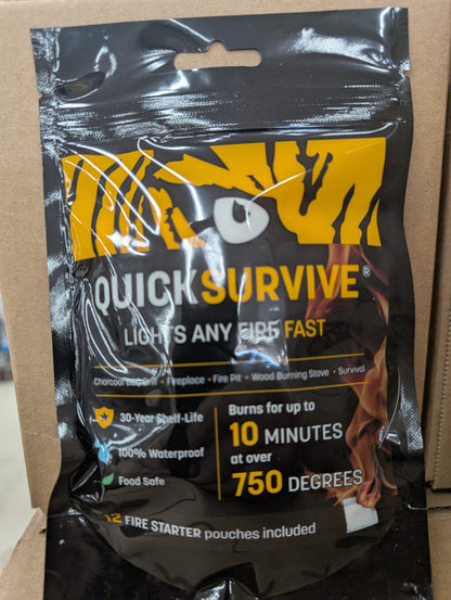 12 Pack Quick Survive Fire Starter