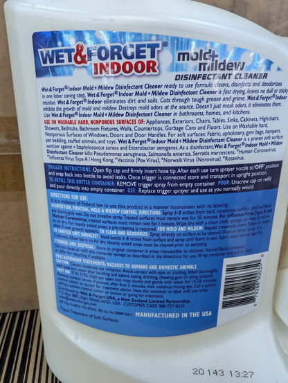 Wet and Forget Mold and Mildew Cleaner