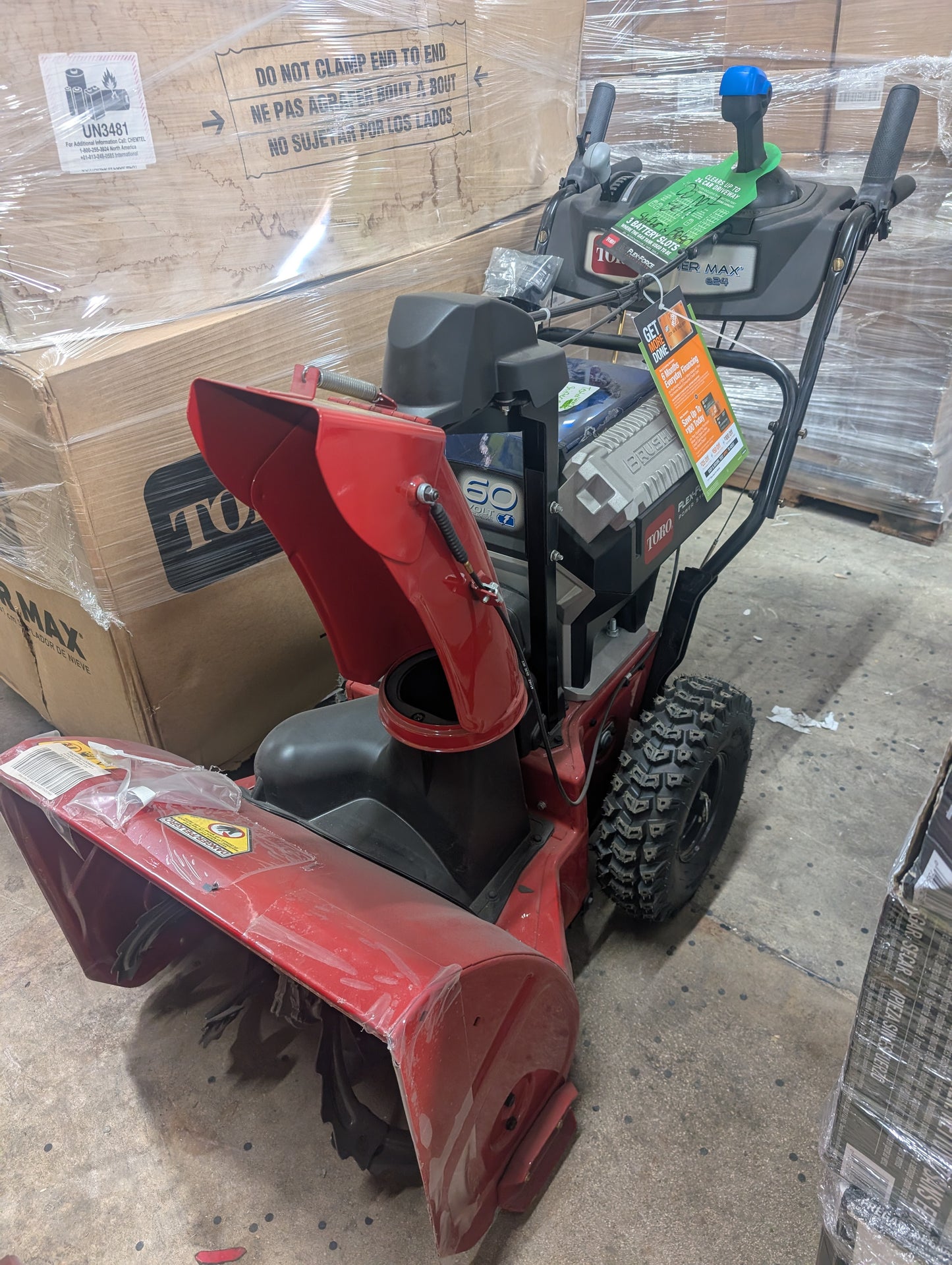 "TORO 60V POWER MAX E 24"" 2ST SNWBLWR"