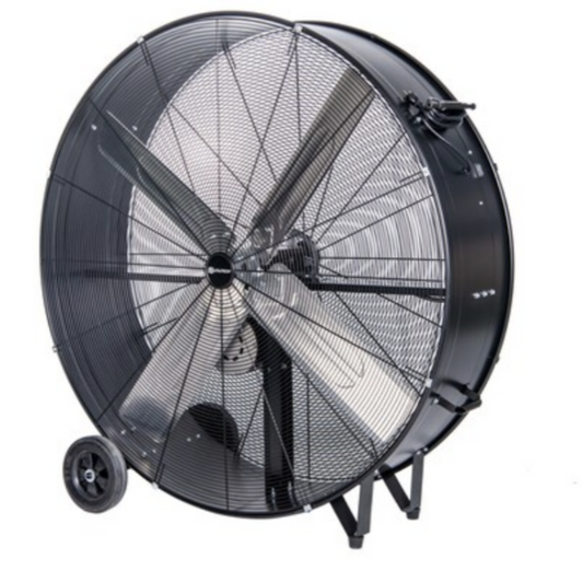 Utilitech 48" 2-Speed Indoor Black Industrial Fan Tool