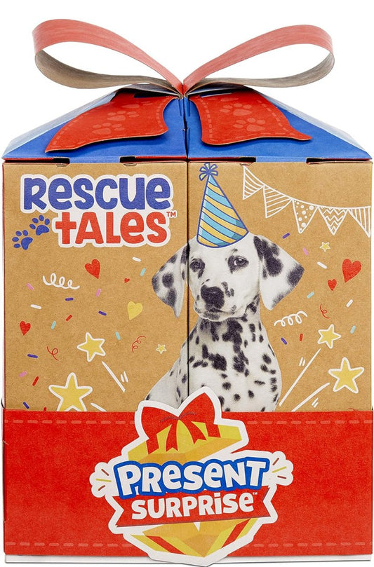 Rescue Tails Dalmation Present Surprise Toy