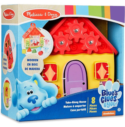 Melissa and Doug Blue's Clues and You Take-Along House Toy