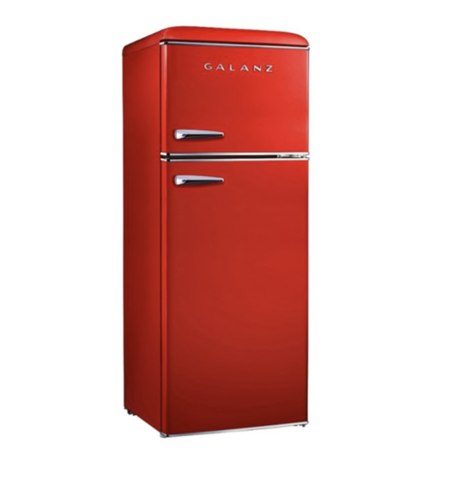 Galanz Retro Red Top Freezer Refrigerator 7.6 cu.ft Fridge – Sheboygan ...