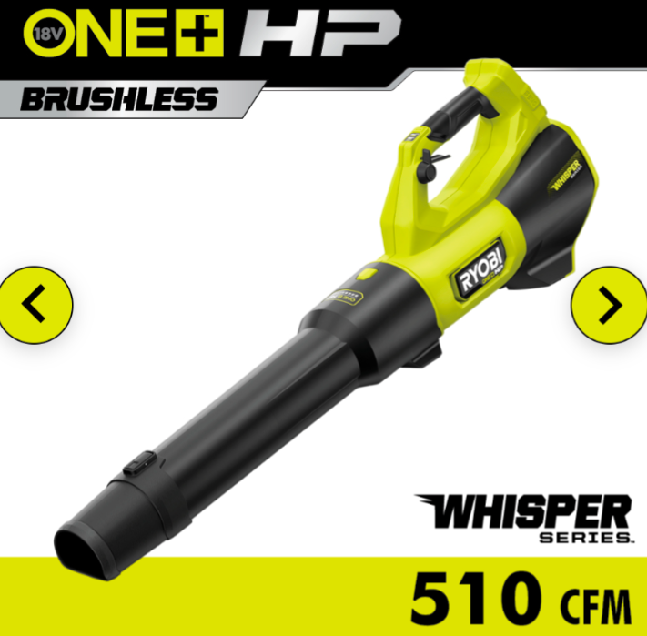 Ryobi tool-only 18V ONE+ HP BRUSHLESS 510 CFM BLOWER