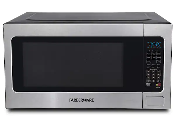 Professional 2.2 cu. ft. 1200-Watt Countertop Microwave Oven with Smart Sensor Cooking, Stainless Steel