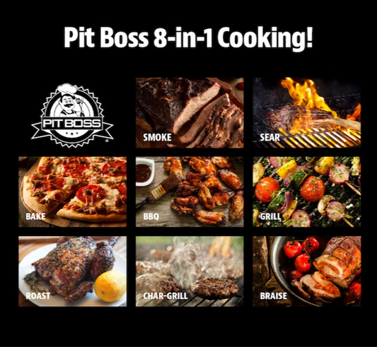 Pit Boss Pro 600-Sq in Black Pellet Grill