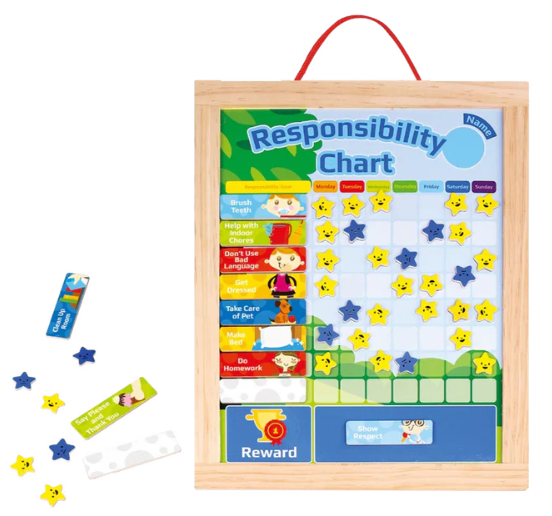 Wooden Responsibility Chart Toy