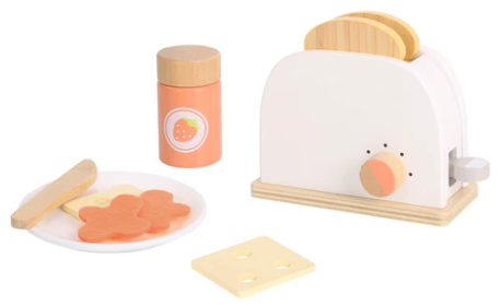 Wooden Toaster Playset Toy