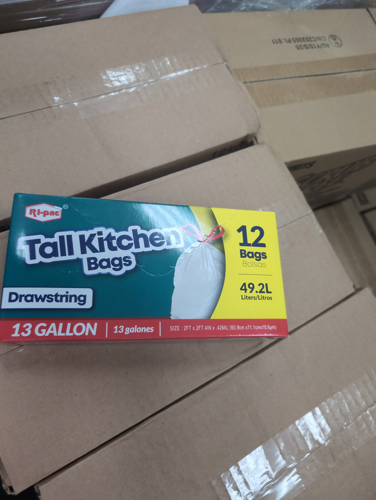 Tall Kitchens Bags Drawstring 12ct