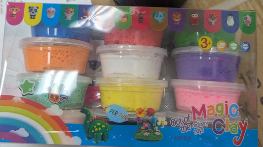 Kids Magic Clay Set 12 Colors