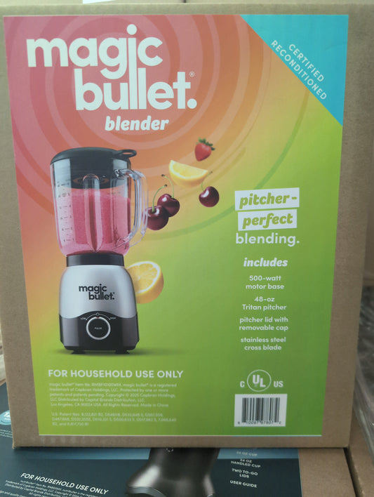 Magic Bullet Pitcher Blender 500w  Recon