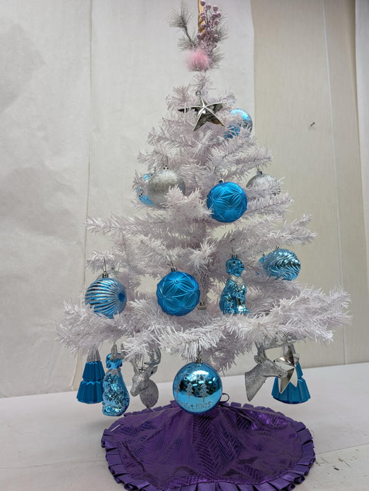 Blue Sapphire 20 Christmas Ornaments