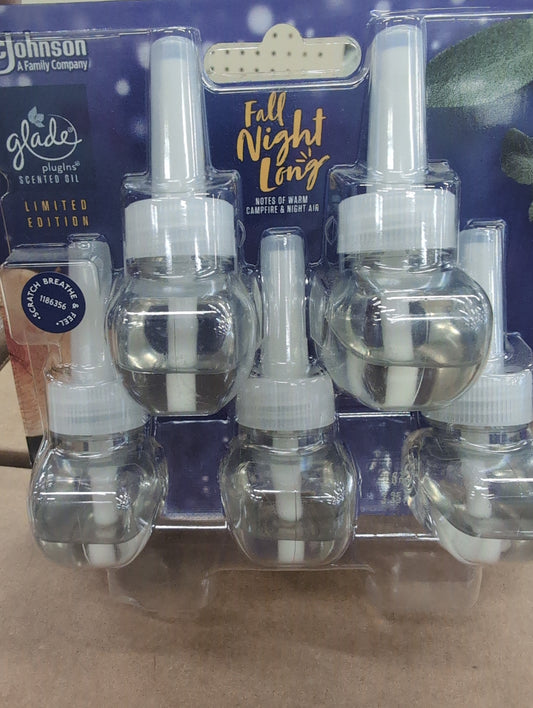 Glade Scented Oil Fall Night Long 5ct