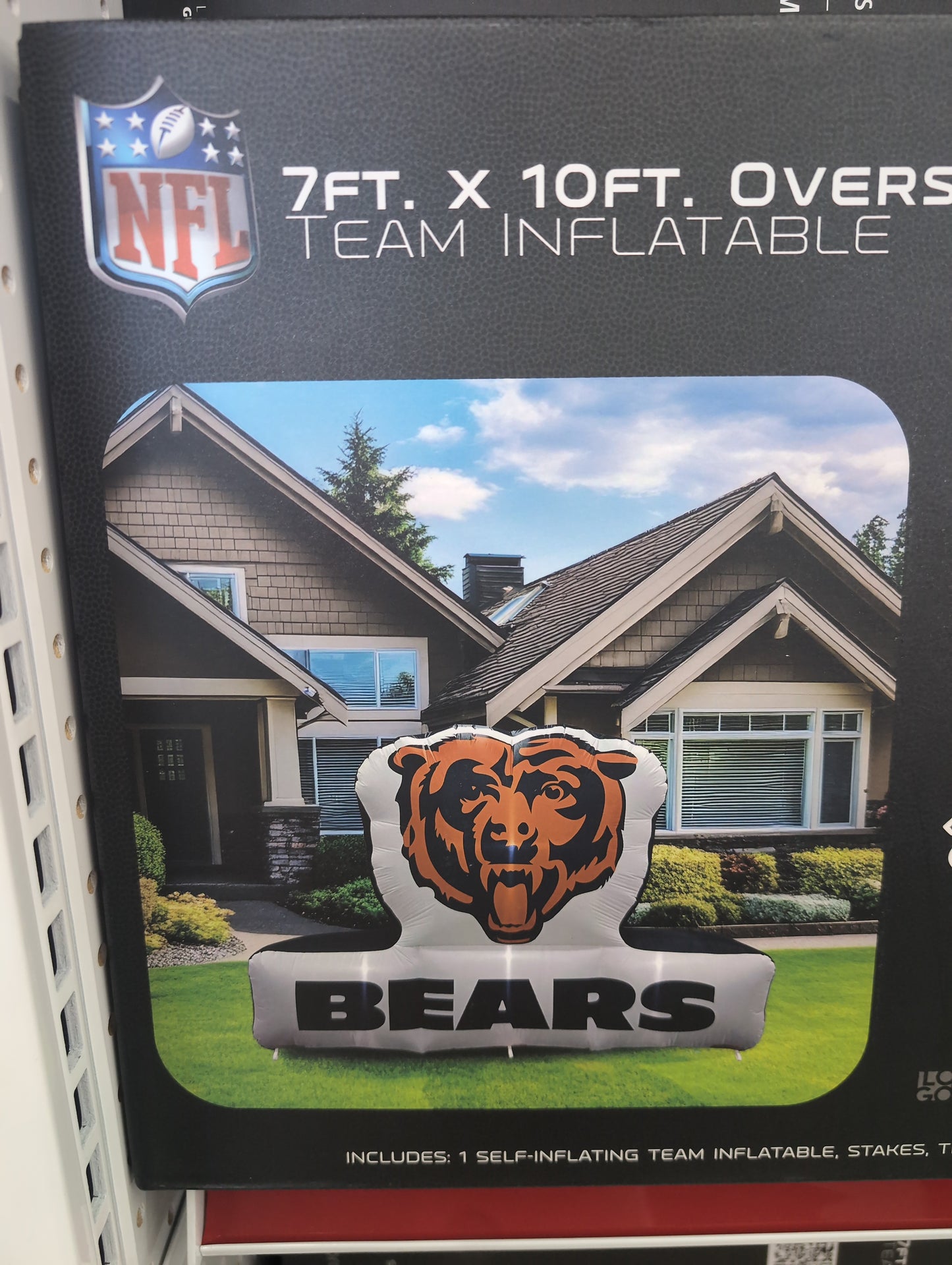 Chicago Bears 7ft x 10ft Light Up NFL INFLATABLE