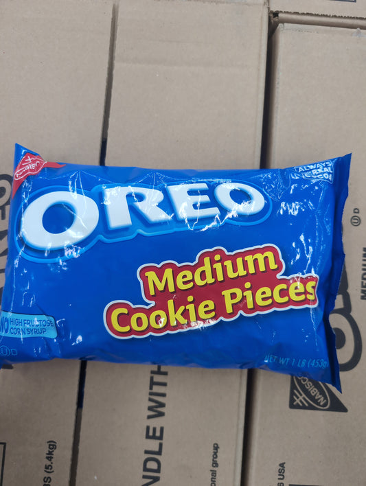 Oreo Medium Cookie Pieces 1lb 5/26