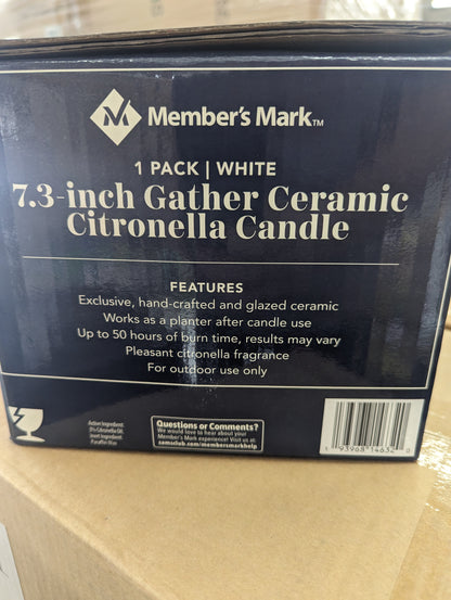 7.3" Gather Ceramic Citronella Candle