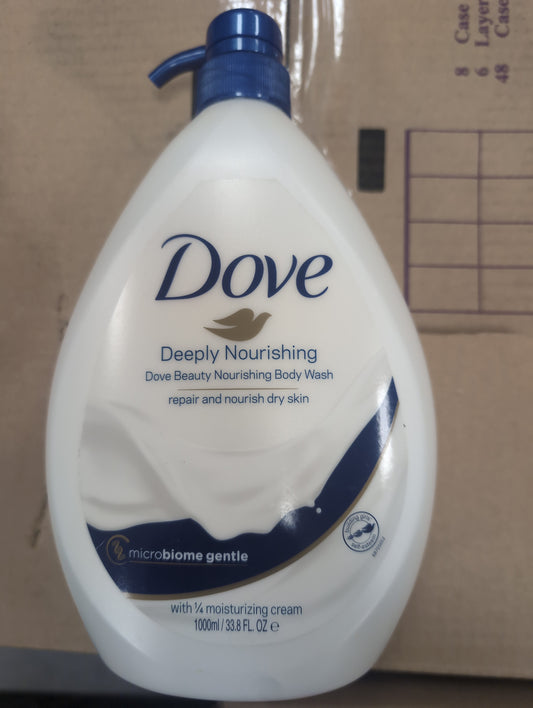 Dove Body Wash 1L Deeply Nourishing