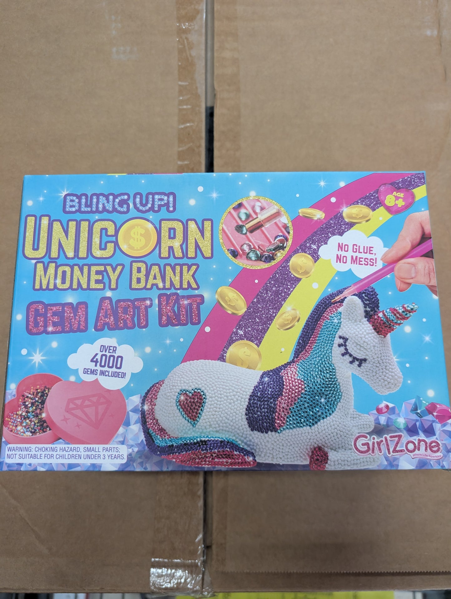 Bling Unicorn Bank Art Kit