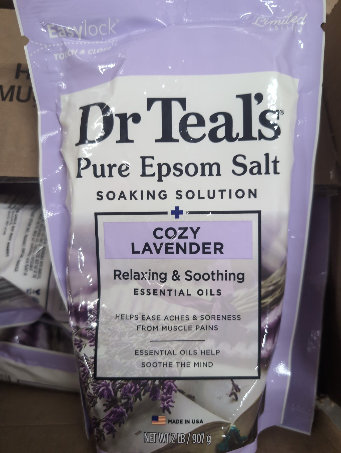 Dr Teals Epsom Salt Cozy Lavender