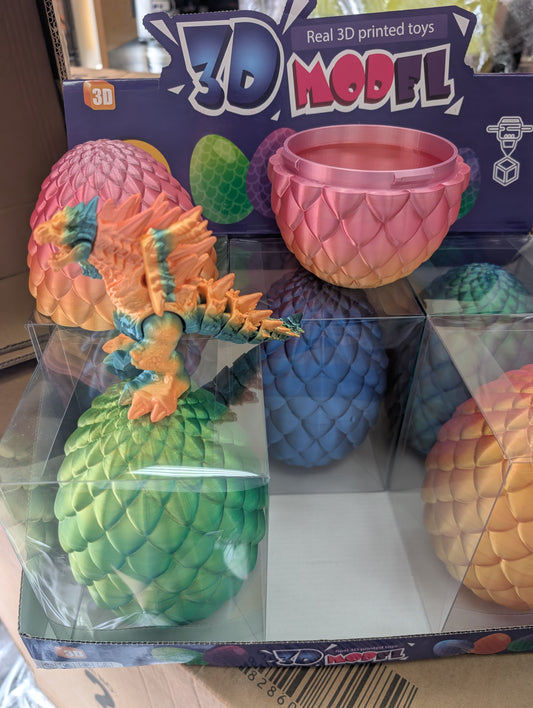 7" 3D Printed Monster Dino Egg
