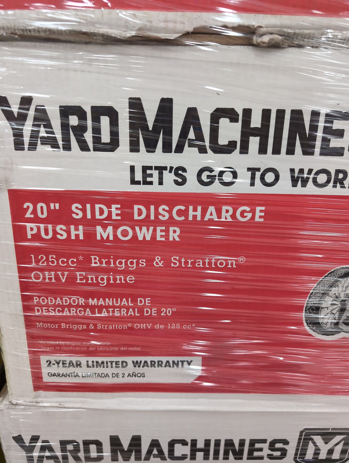 Yard Machines Push Mower 20"