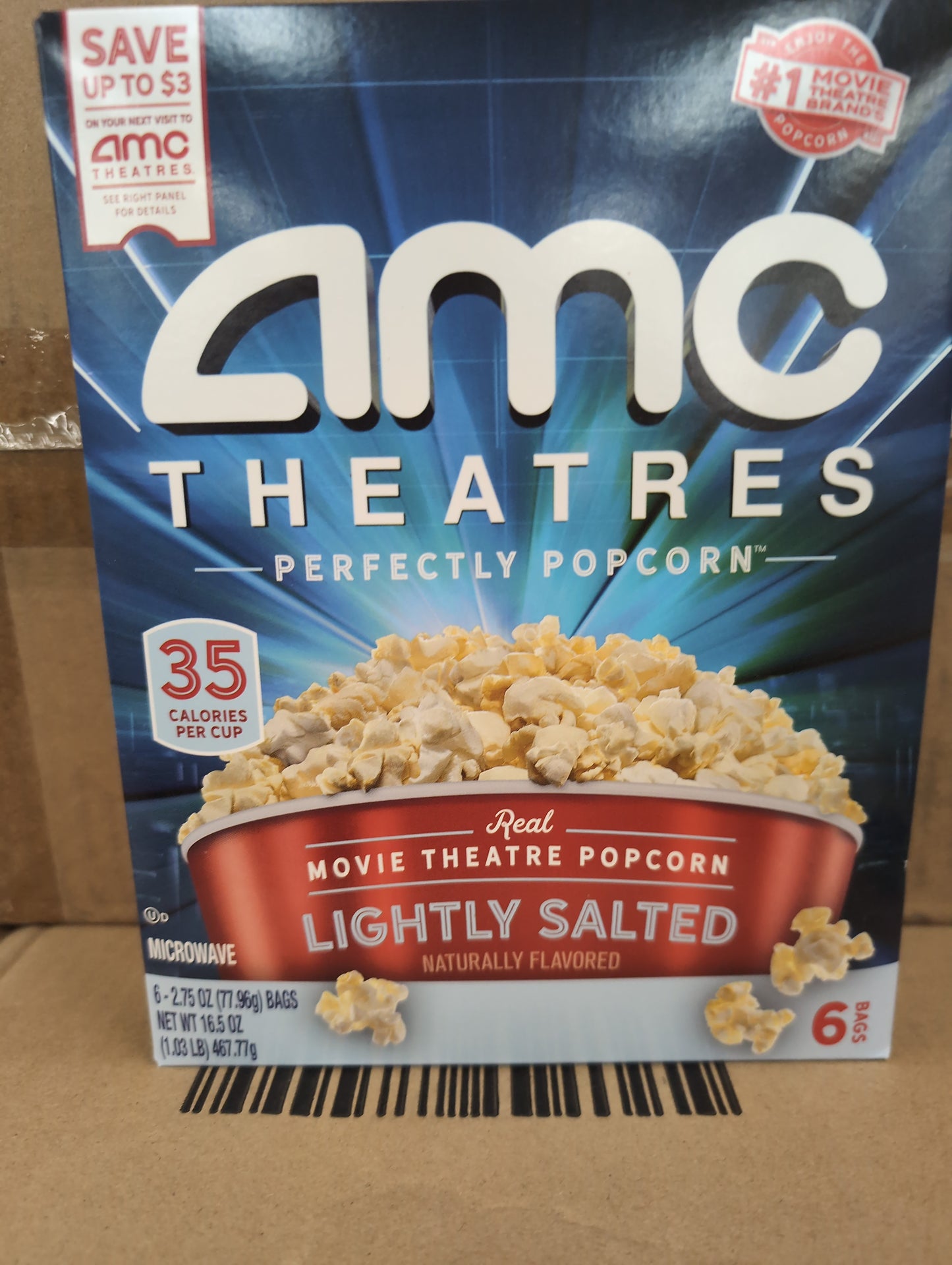 AMC Popcorn 6 pack