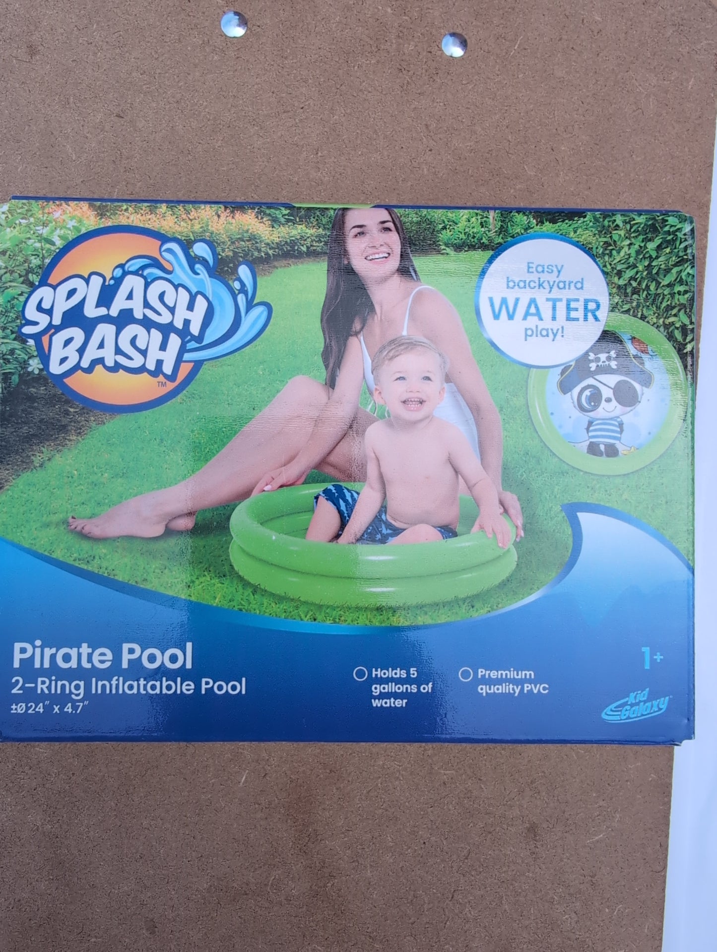 SplashBash Pirate Panda 2 Ring Pool