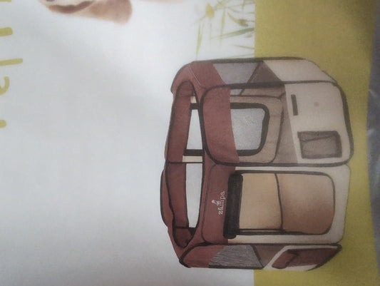 29" Pet Playpen Brown And Beige