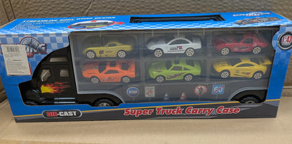 Big Mo's Die Cast Super Truck with 6 Cars
