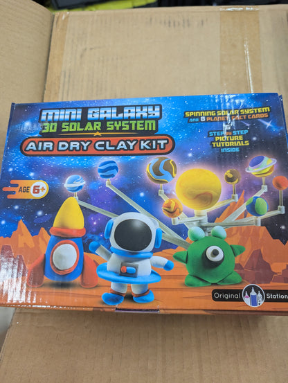 Mini Galaxy 3D Solar System Air Dry Clay Kit
