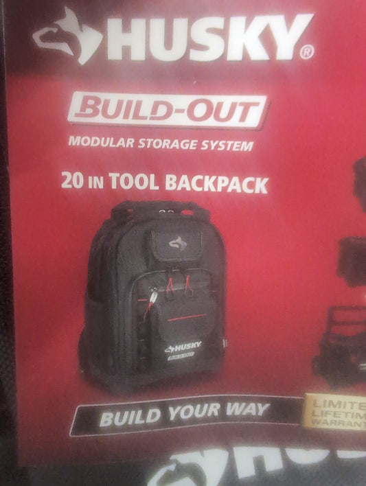 Husky 20" Build out Tool Backpack