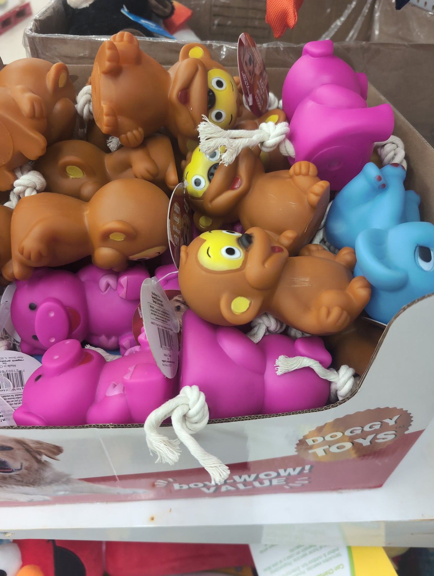 Doggy Vinyl with Rop Toy