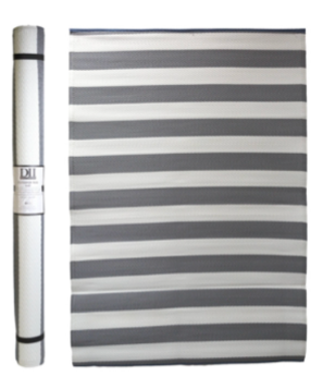 Outdoor Rug Grey Stripe 4x6