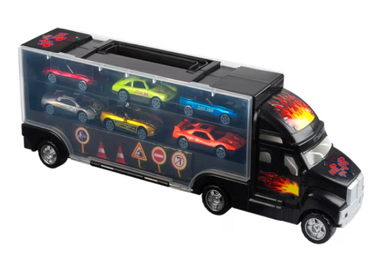 Big Mo's Die Cast Super Truck with 6 Cars